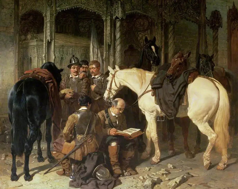 Têtes rondes dans une église d'Arundel - John Frederick Herring, Sr.