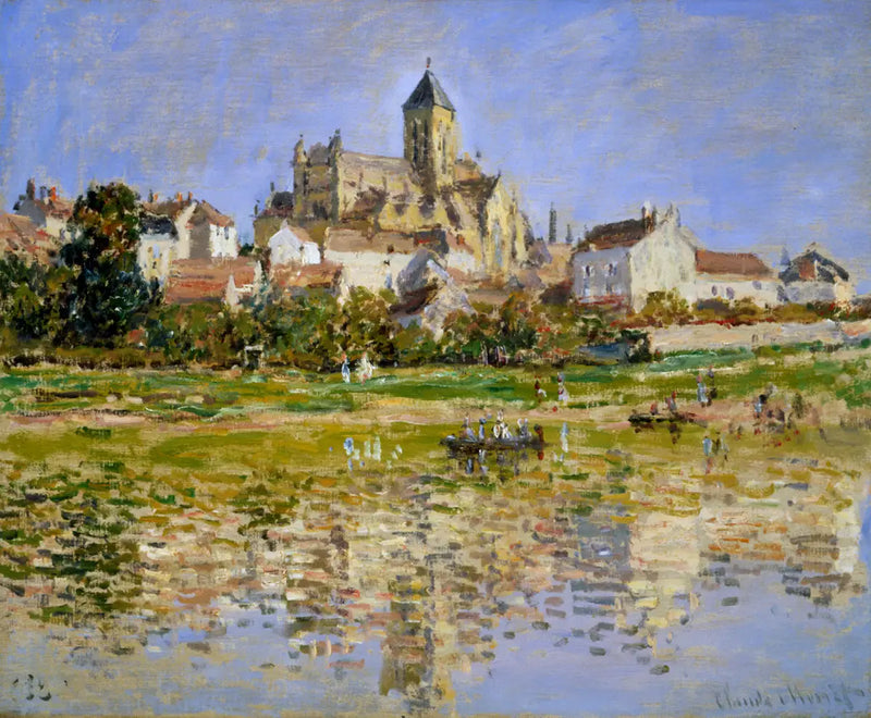 The Church at Vétheuil - Claude Monet