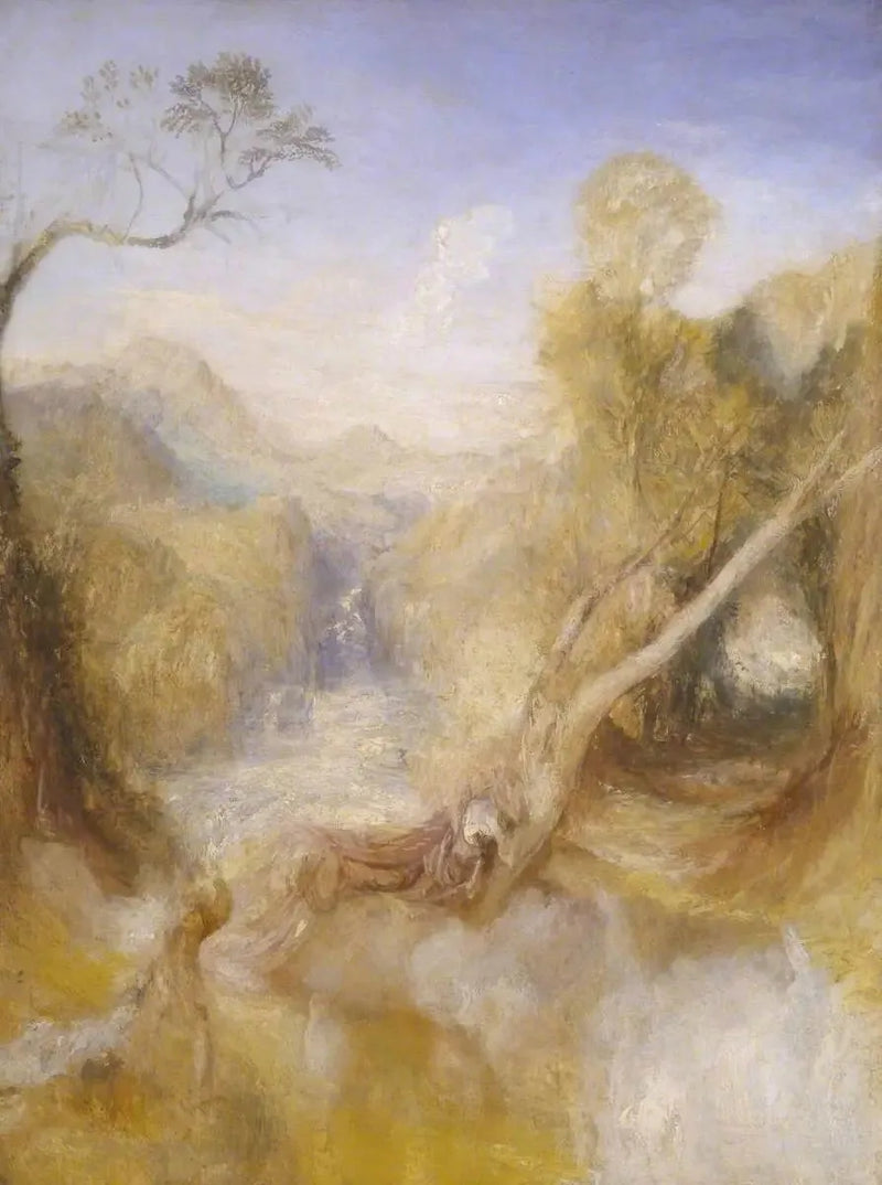 The Death of Actaeon, with a Distant View of Montjovet, Val d’Aosta - J. M. W. Turner