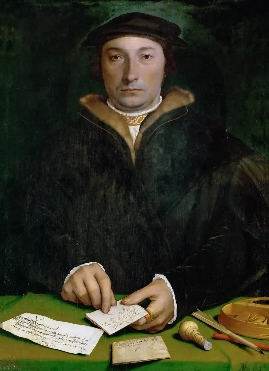 The Duisburg merchant Dirck Tybis - Hans Holbein le Jeune