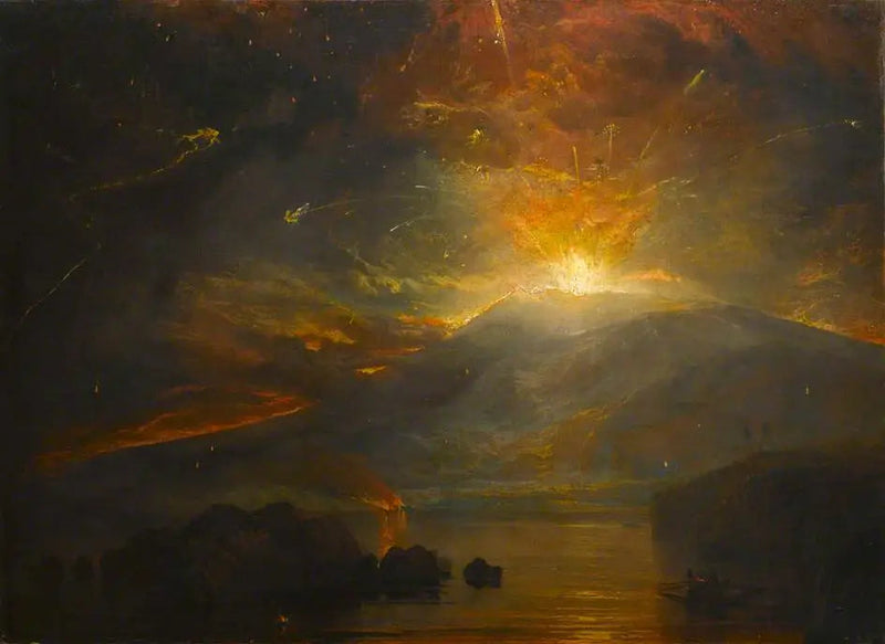 The Eruption of the Soufrière Mountains in the Island of St Vincent, 30 April 1812 - J. M. W. Turner