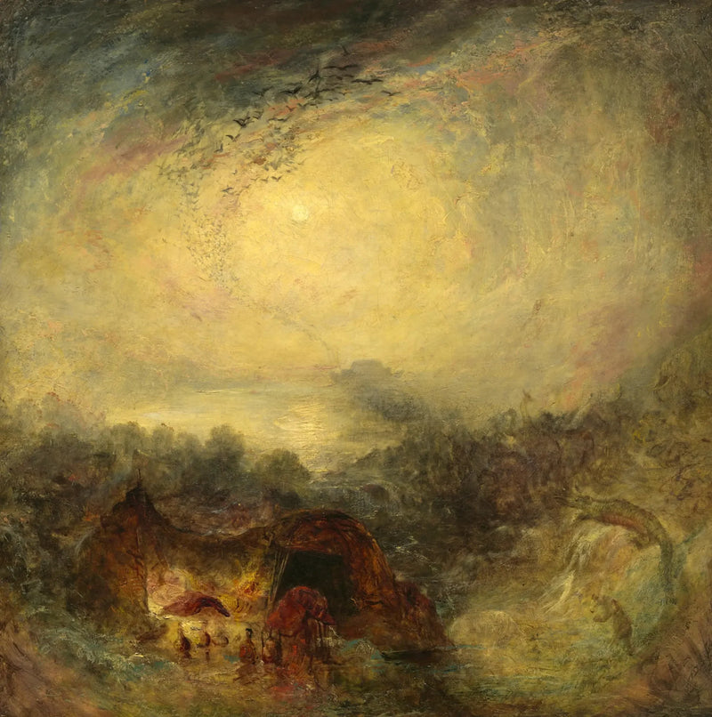 The Evening of the Deluge - J. M. W. Turner