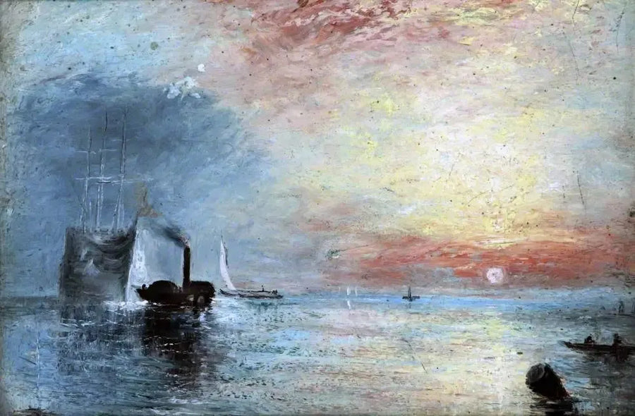 The Fighting Temeraire Tugged to Her Last Berth to be Broken Up, 1838 - J. M. W. Turner