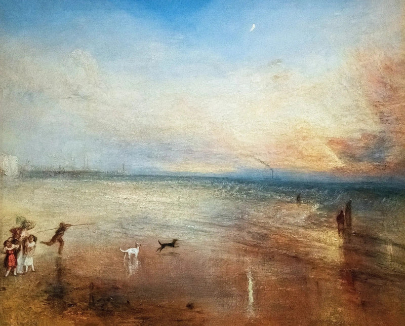 The New Moon; or, ‘I’ve lost My Boat, You shan’t have Your Hoop’ - J. M. W. Turner