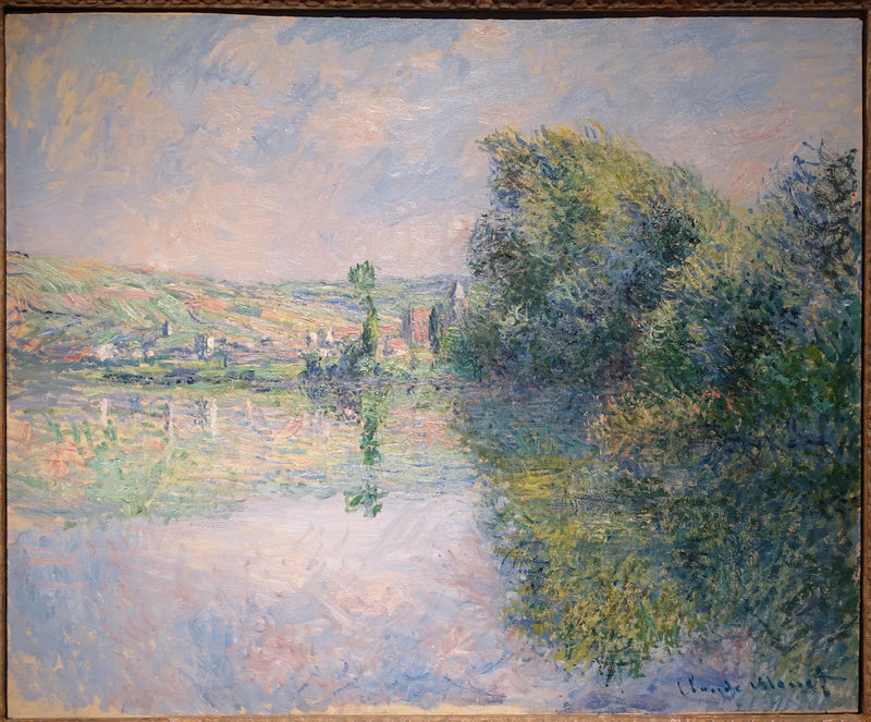The Seine at Vétheuil - Claude Monet