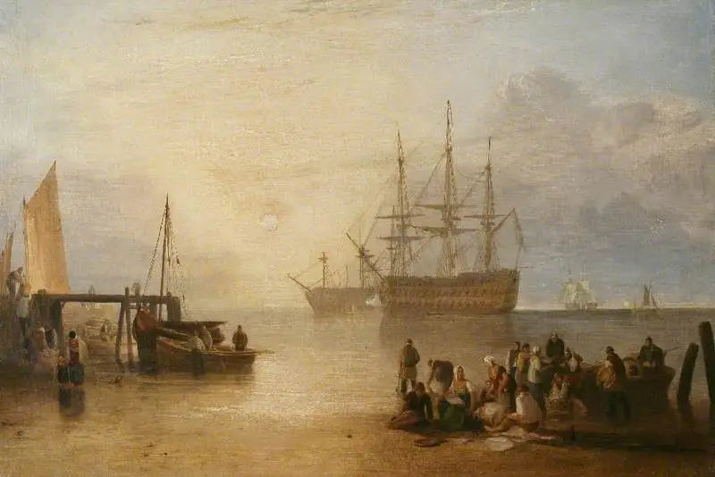 The Sun Setting through Vapour - J. M. W. Turner