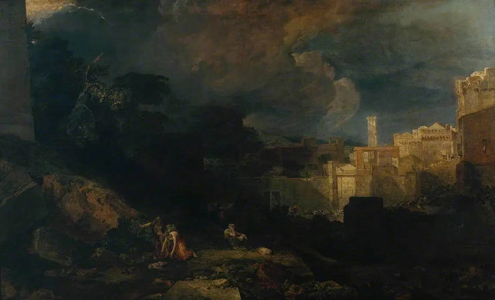 The Tenth Plague of Egypt - J. M. W. Turner image 1 copie de tableau peinte à la main