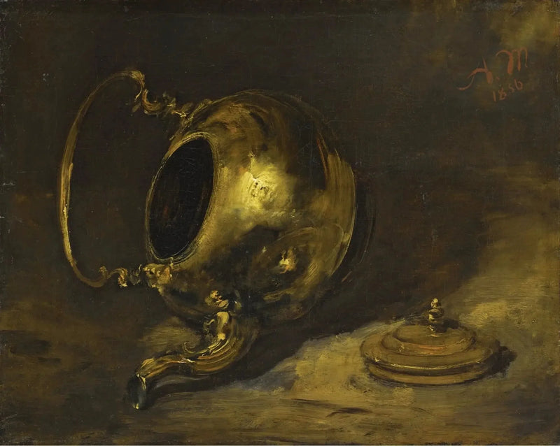 Théière renversée - Adolph von Menzel