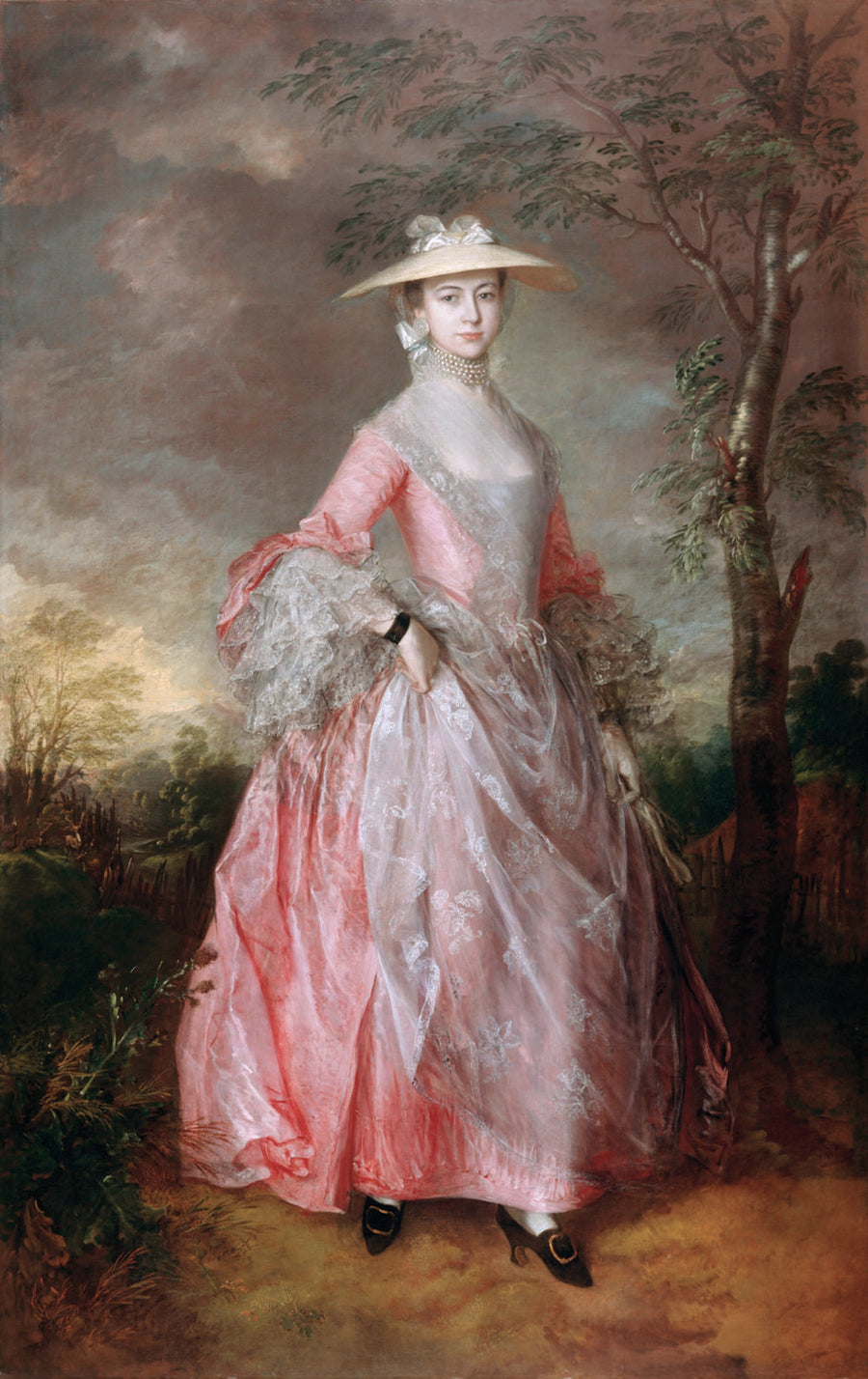 Portrait de Mary, Countess Howe - Thomas Gainsborough