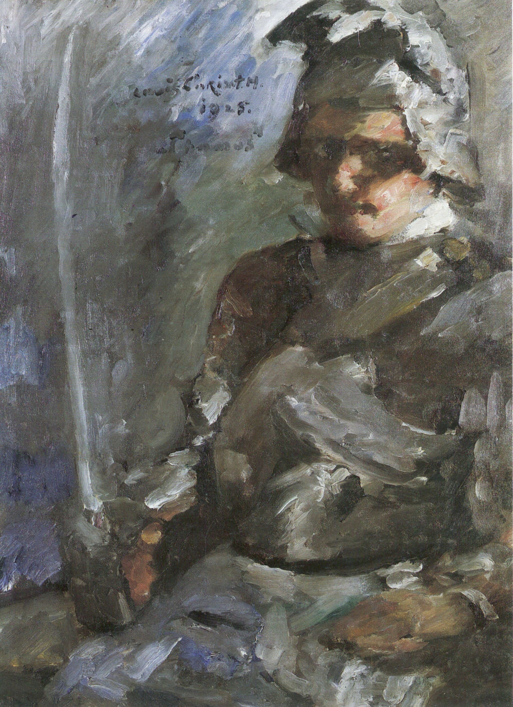 Thomas in Rüstung - Lovis Corinth image 1 tableau peint à l’huile sur toile
