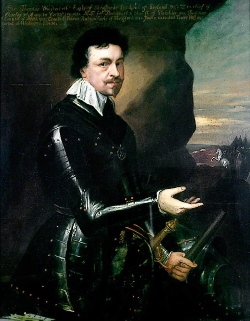 Thomas Wentworth (1593–1641), premier comte de Strafford - Antoine van Dyck