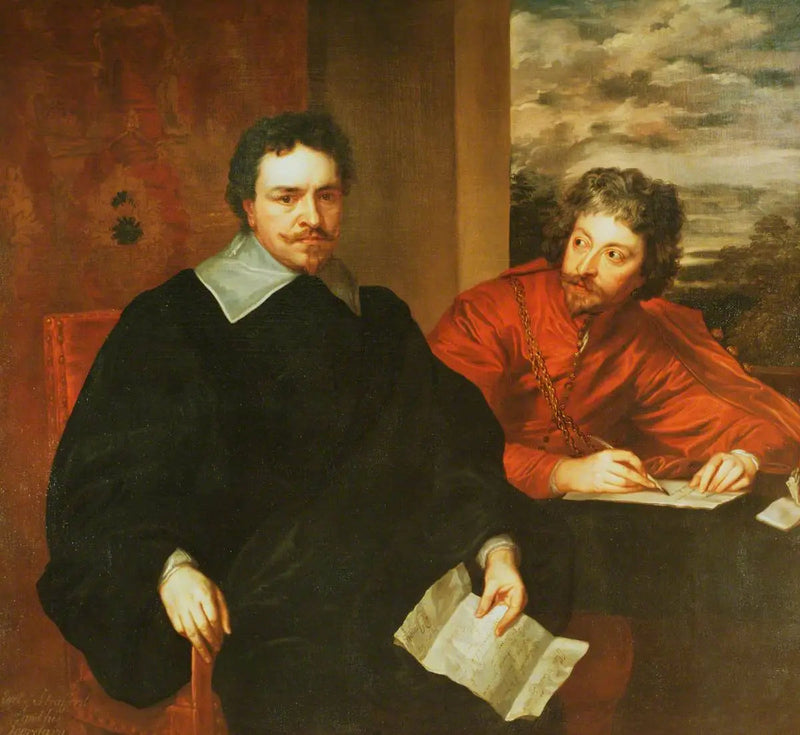Thomas Wentworth (1594–1641), comte de Strafford et son secrétaire Philip Mainwaring - Antoine van Dyck