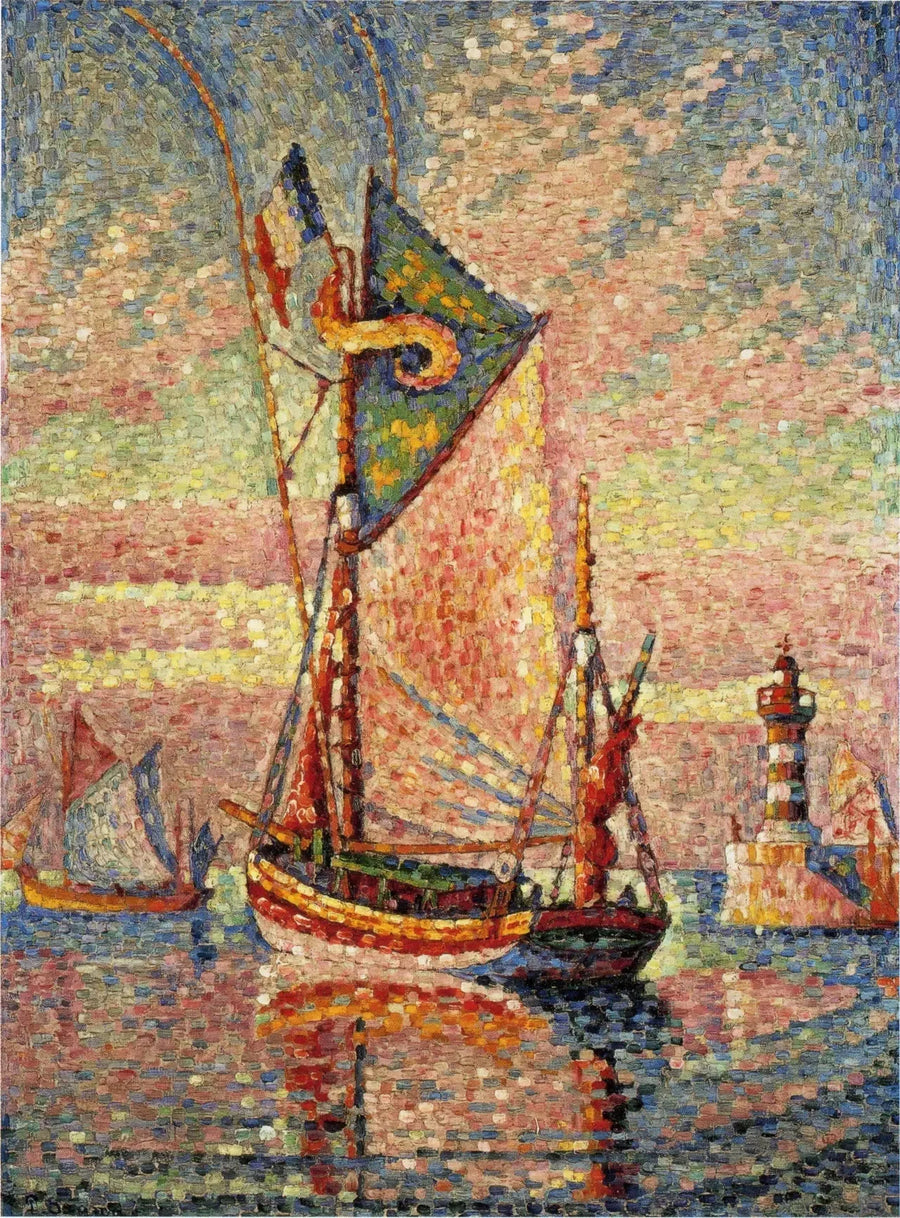 Thonier à Concarneau - Paul Signac