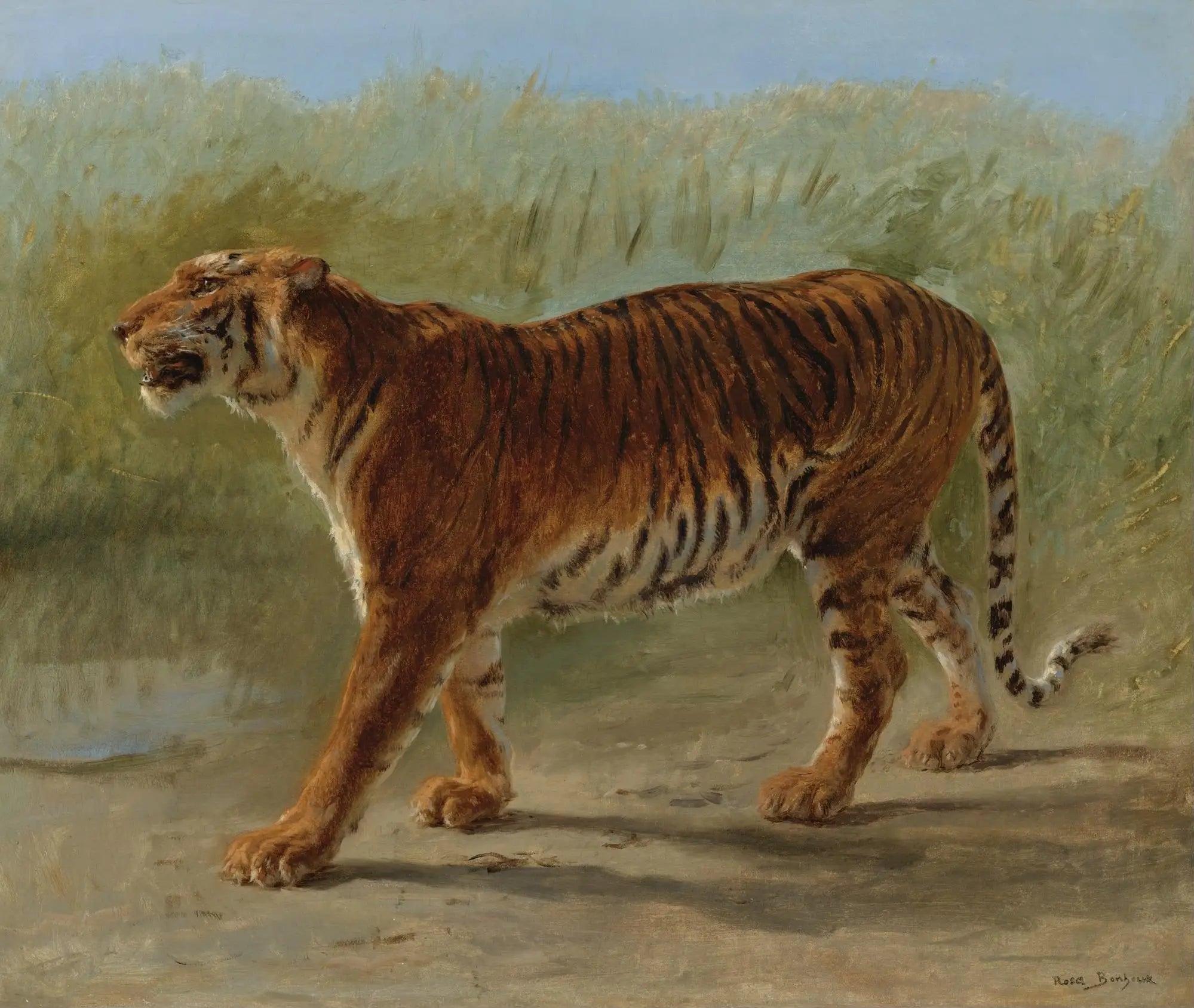 Tigre royal dans la jungle - Rosa Bonheur - Alpha Reproduction
