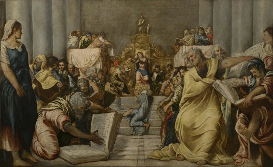 Le Christ enseignant au Temple - Le Tintoret