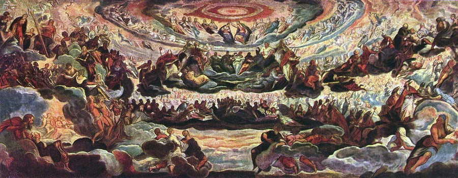Le Couronnement de la Vierge - Le Tintoret