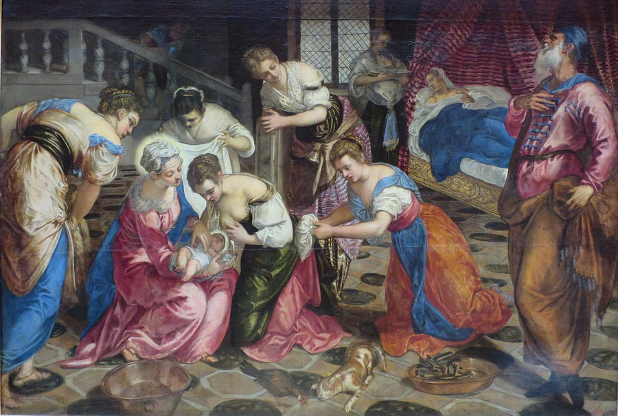 La Naissance de Jean Baptiste - Le Tintoret