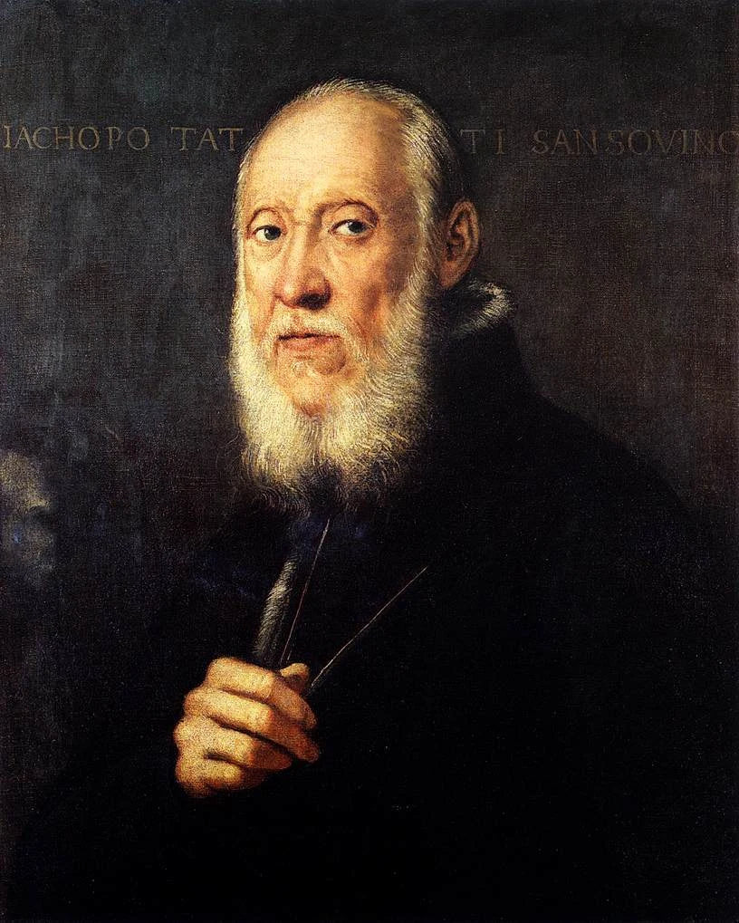 Portrait de Jacopo Sansovino - Le Tintoret