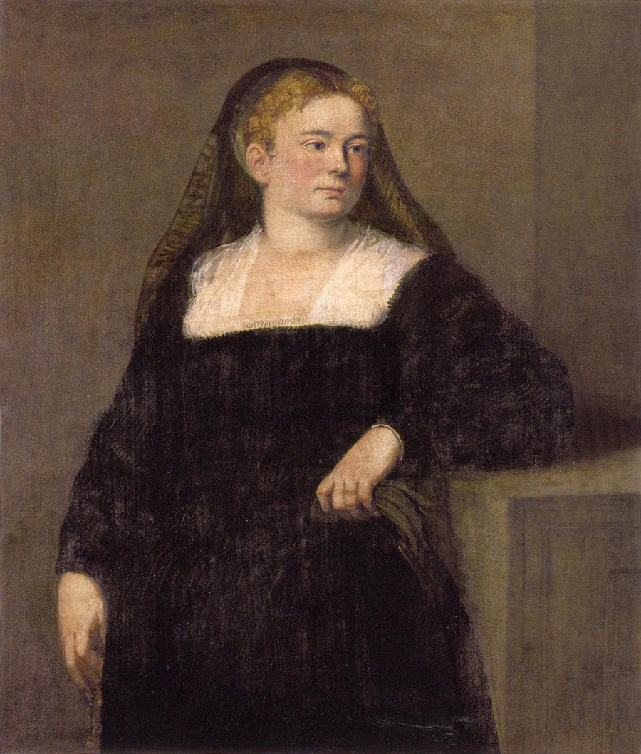 Portrait of a Lady in Mourning - Le Tintoret