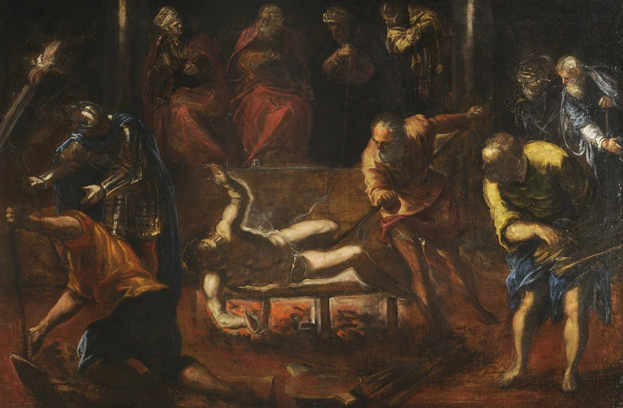 The Martyrdom of Saint Lawrence - Le Tintoret
