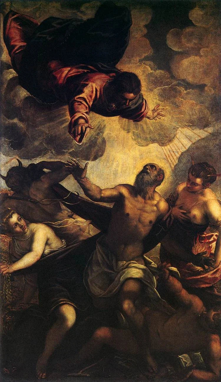 La Tentation de saint Antoine - Le Tintoret