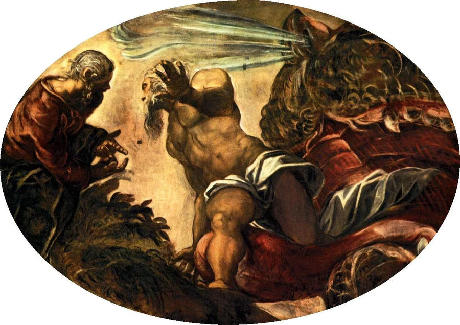 Jonah Leaves the Whale's Belly - Le Tintoret