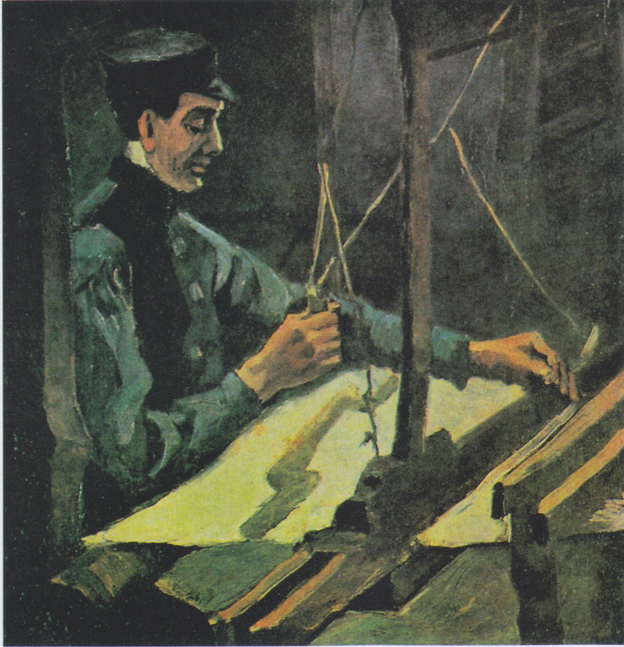 Tisserand tourné vers la droite, demi-figure, F26 – Van Gogh