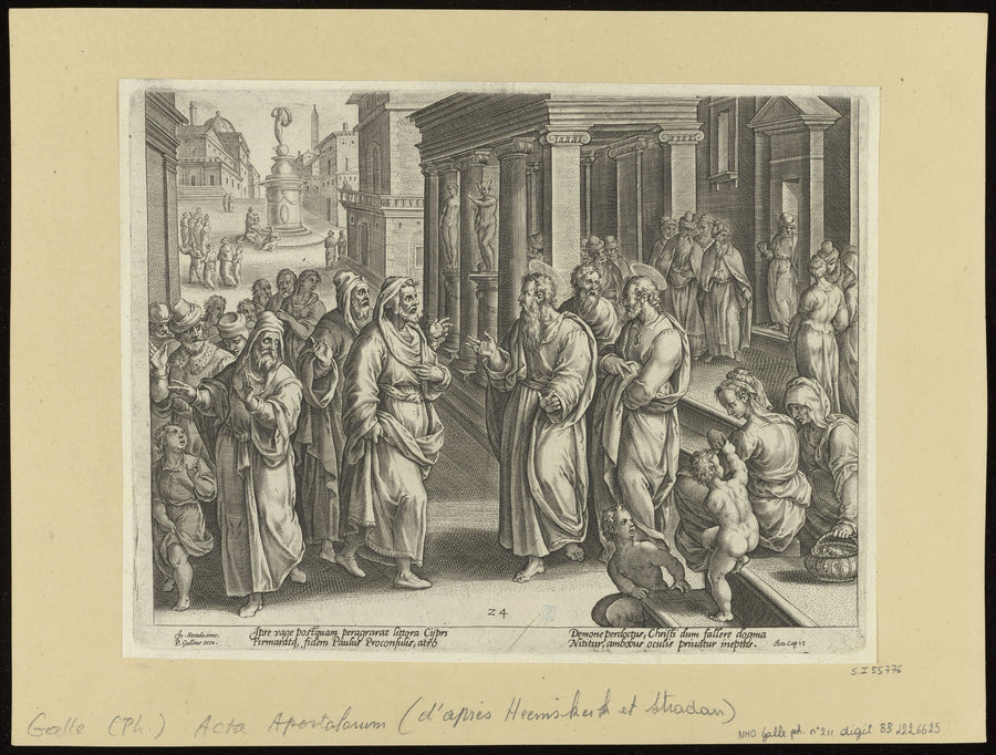 L'aveuglement d'Elymas - Raphaël Sanzio