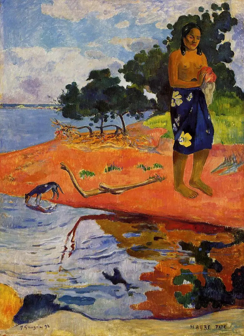 Reproduction du tableau « Toilette matinale - Paul Gauguin » par Alpha Reproduction en peinture à l’huile