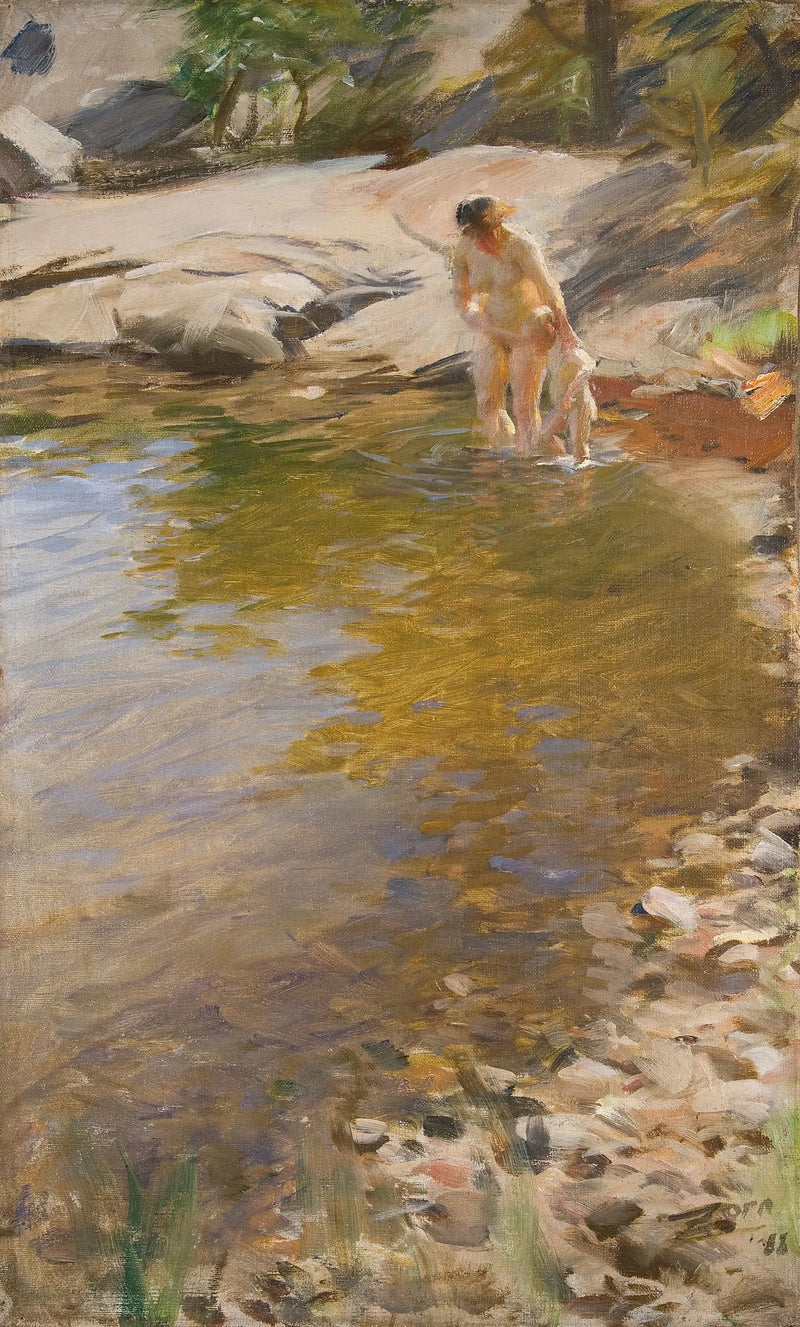 Toilettes du matin - Anders Zorn