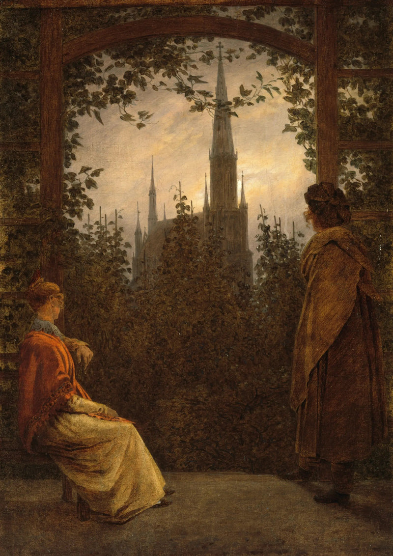Tonnelle à Greifzwald - Caspar David Friedrich
