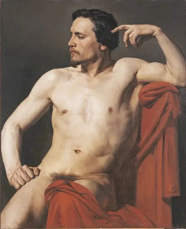 Torse ou demi-figure peinte - Bouguereau