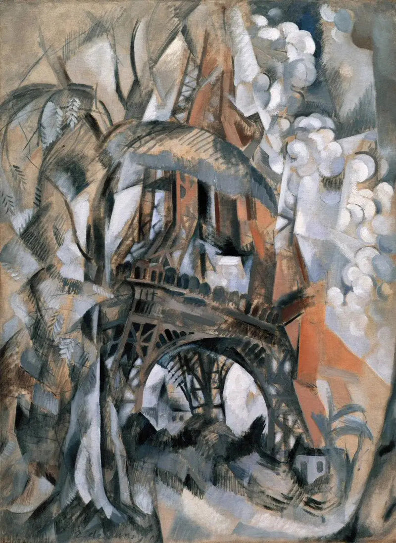 Tour Eiffel aux arbres - Robert Delaunay
