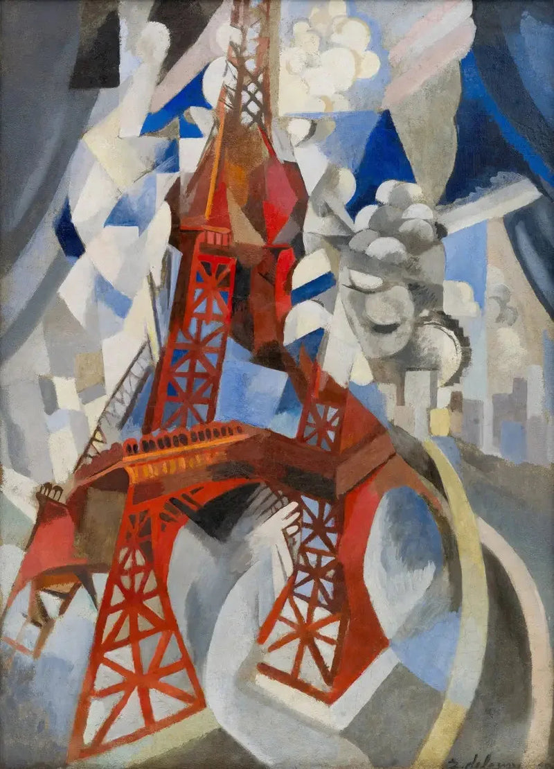 Tour Eiffel rouge - Robert Delaunay