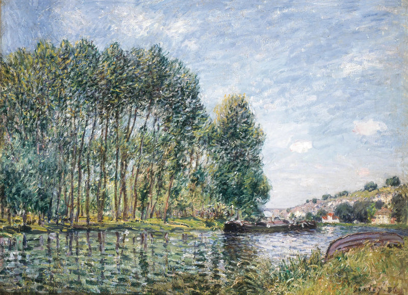 Tournant du Loing à Moret - Alfred Sisley