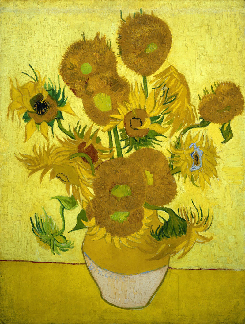 Vase avec quinze tournesols, F458 – Vincent van Gogh
