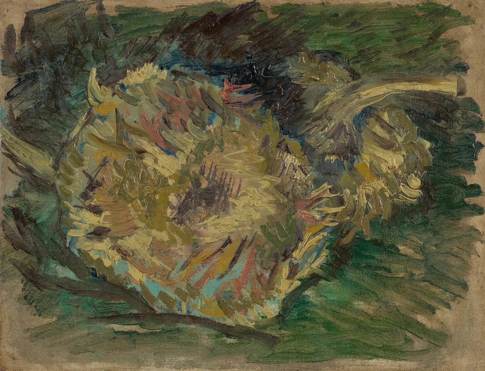 Tournesols montés en graines - Vincent van Gogh image 1 tableau peint à l’huile sur toile
