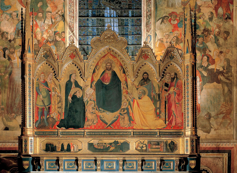 Traditio Legis and Trinity - Andrea Orcagna