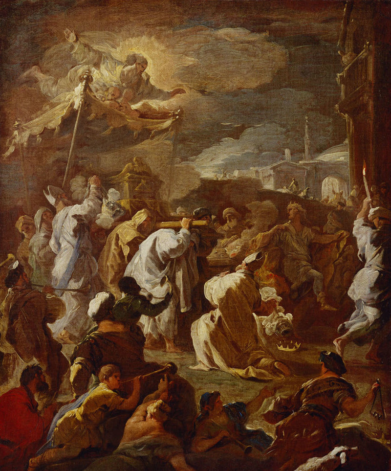 Transfert de l'Arche d'Alliance par David - Luca Giordano