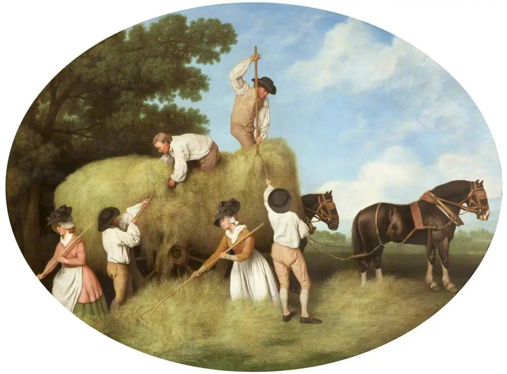 Transport de foin - George Stubbs - Alpha Reproduction