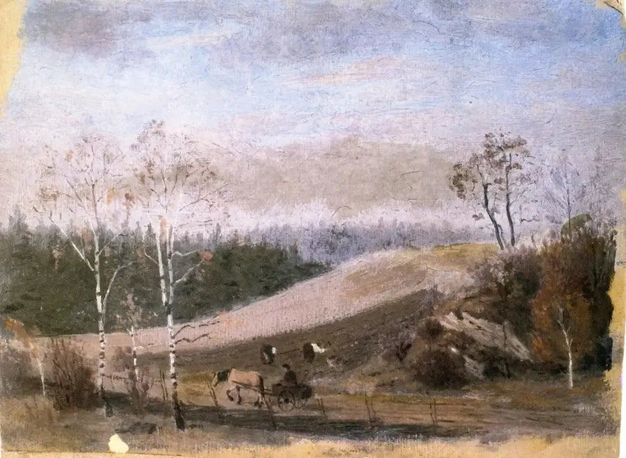 Travail d'automne dans le champ - Edvard Munch