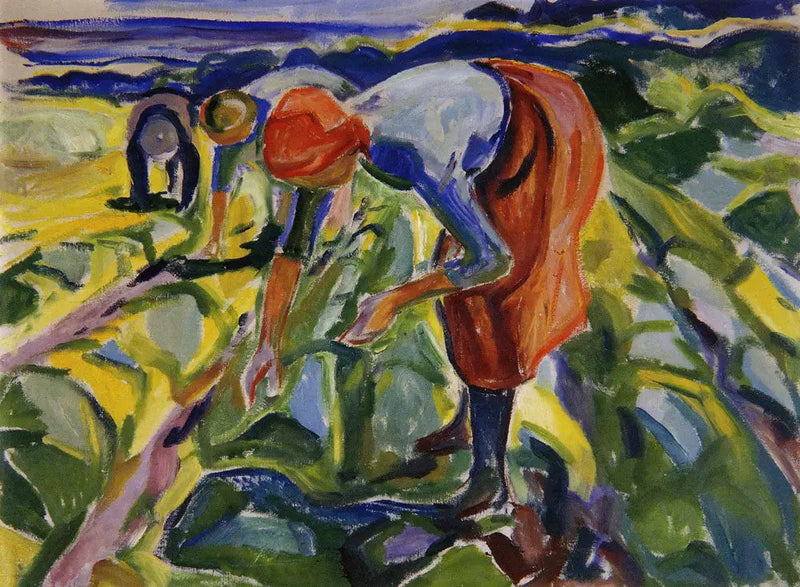 Travail des champs - Edvard Munch
