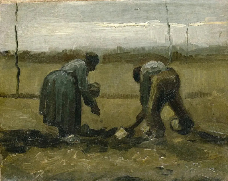 Travail des champs - Vincent van Gogh