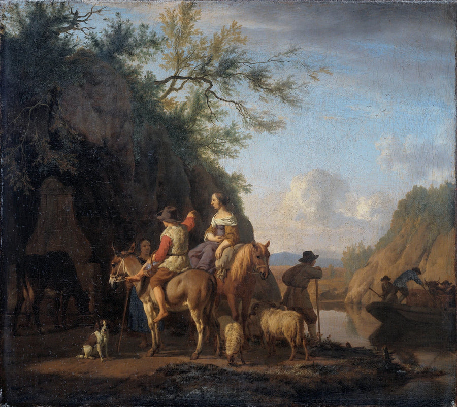 Le traversier - Adriaen van de Velde