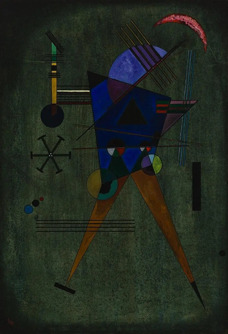 Triangle noir - Vassily Kandinsky