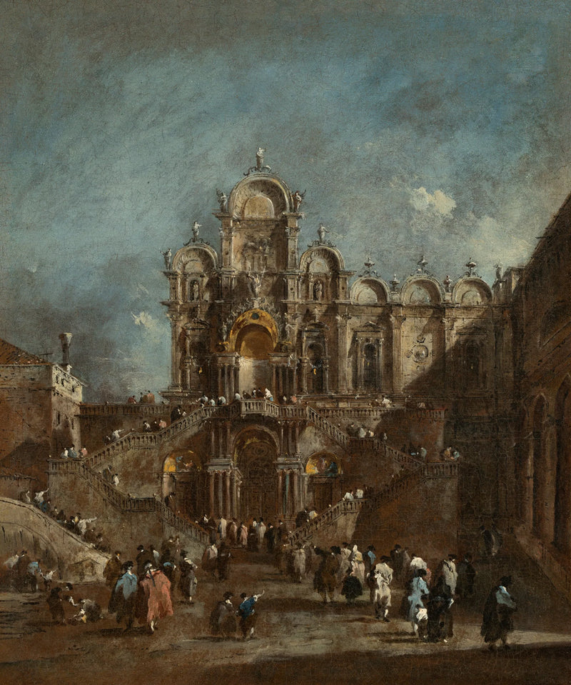 Tribune temporaire au Campo San Zanipolo, Venise - Francesco Guardi
