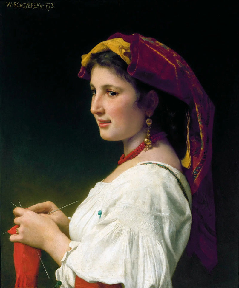 Tricoteuse - Bouguereau