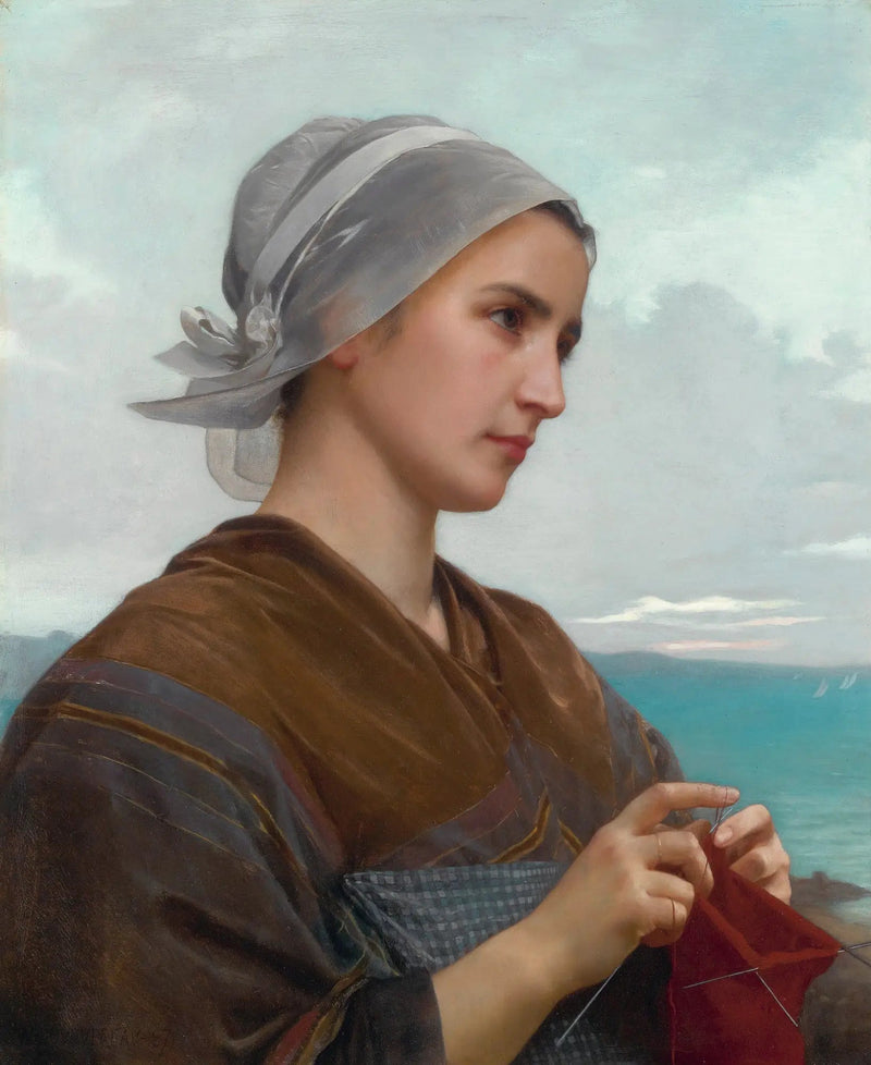 Tricoteuse Bretonne - Bouguereau