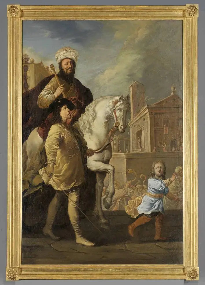 Triomphe de Mardochée - Rembrandt
