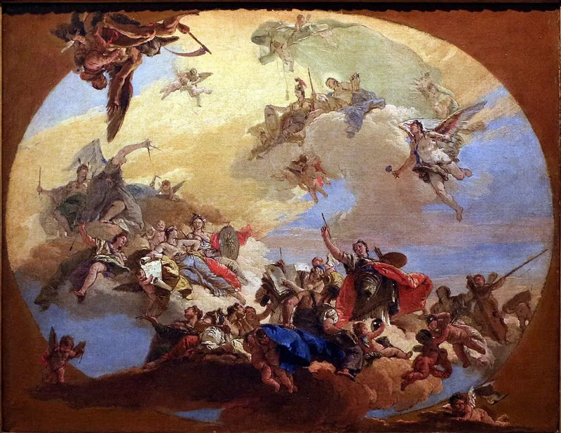 Triomphe des arts - Giovanni Battista Tiepolo